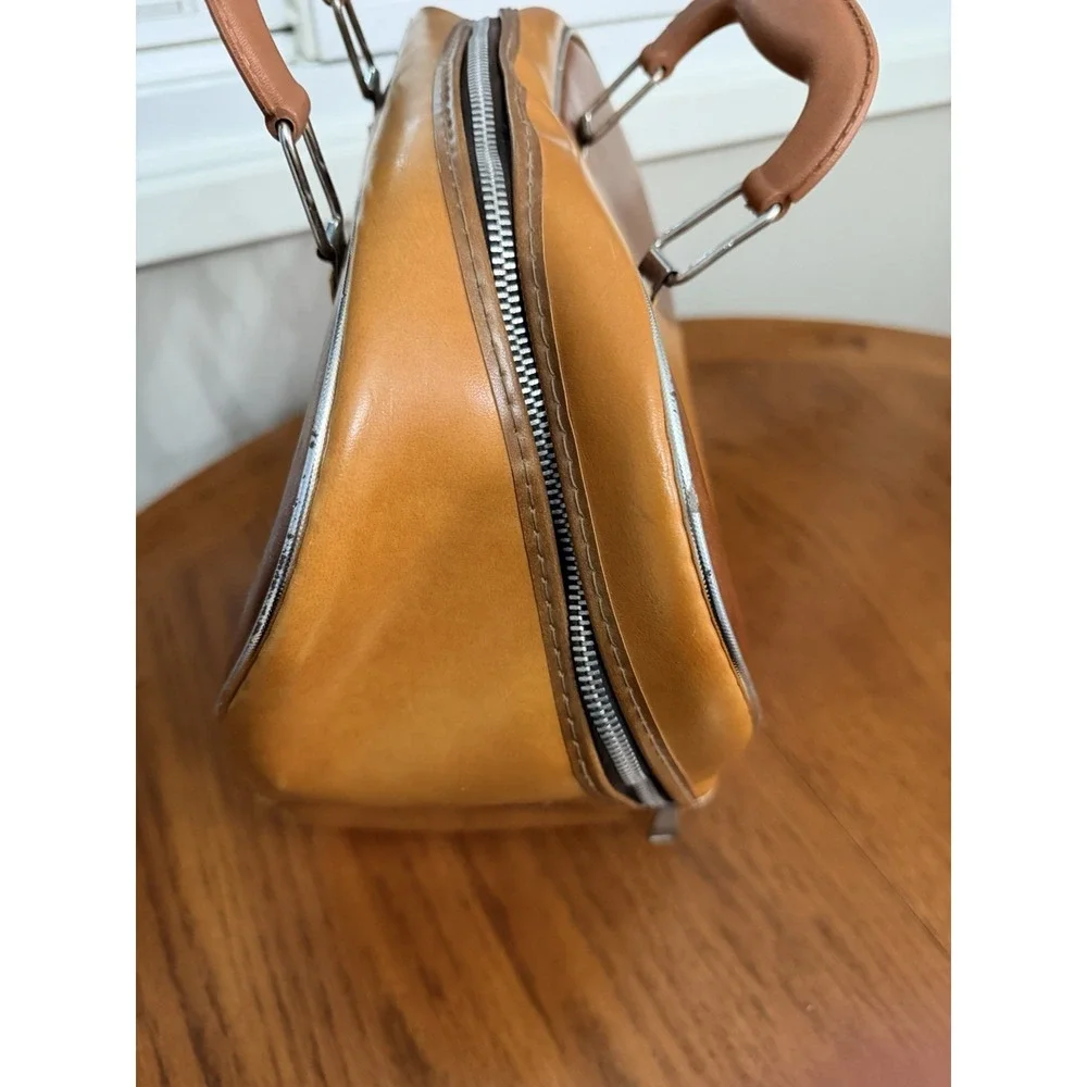 Vintage Atlantic Bowling Ball Bag Brown/Tan